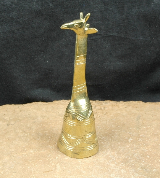 Glöckchen Giraffe - Bronze aus Afrika